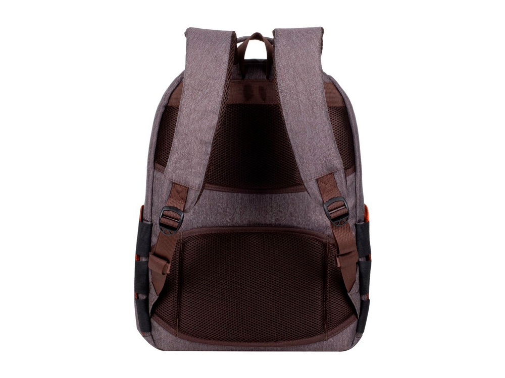 Городской рюкзак с отделением для ноутбука от 15.6", коричневый, полиэстер