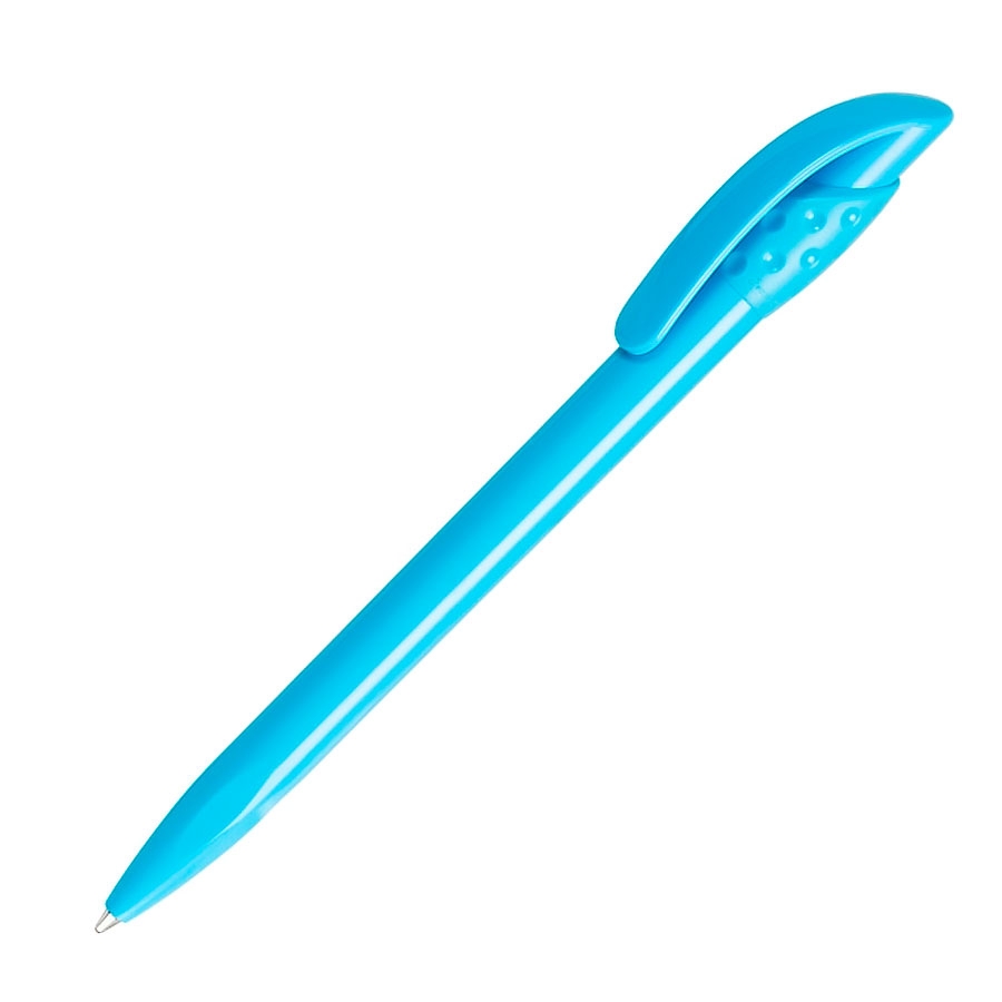 Ручка шариковая GOLF SOLID, голубой, пластик, голубой, пластик