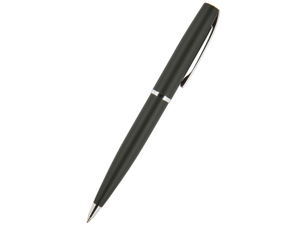 Ручка металлическая шариковая «Sienna», черный, металл, silk-touch