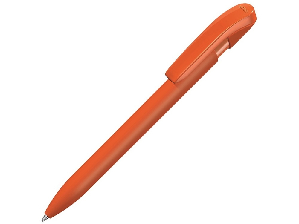 Ручка шариковая пластиковая «Sky Gum», оранжевый, soft touch