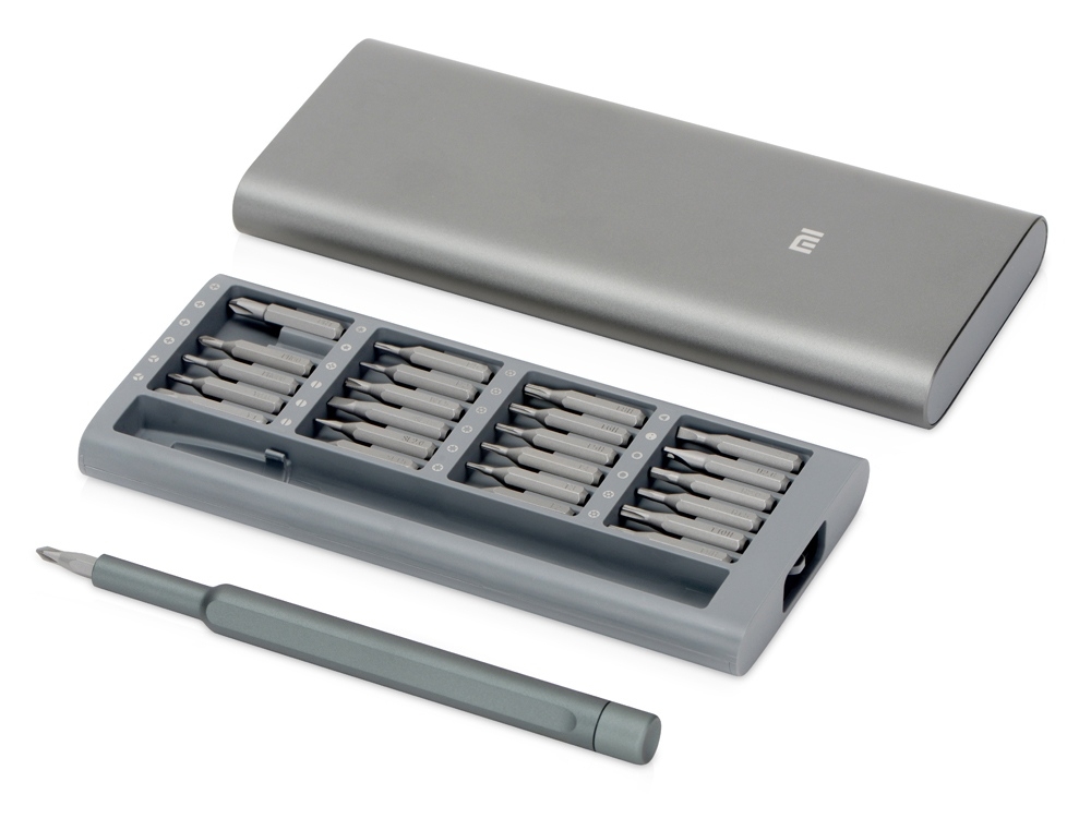 Отвертка с набором насадок «Mi Precision Screwdriver Kit», серый, металл
