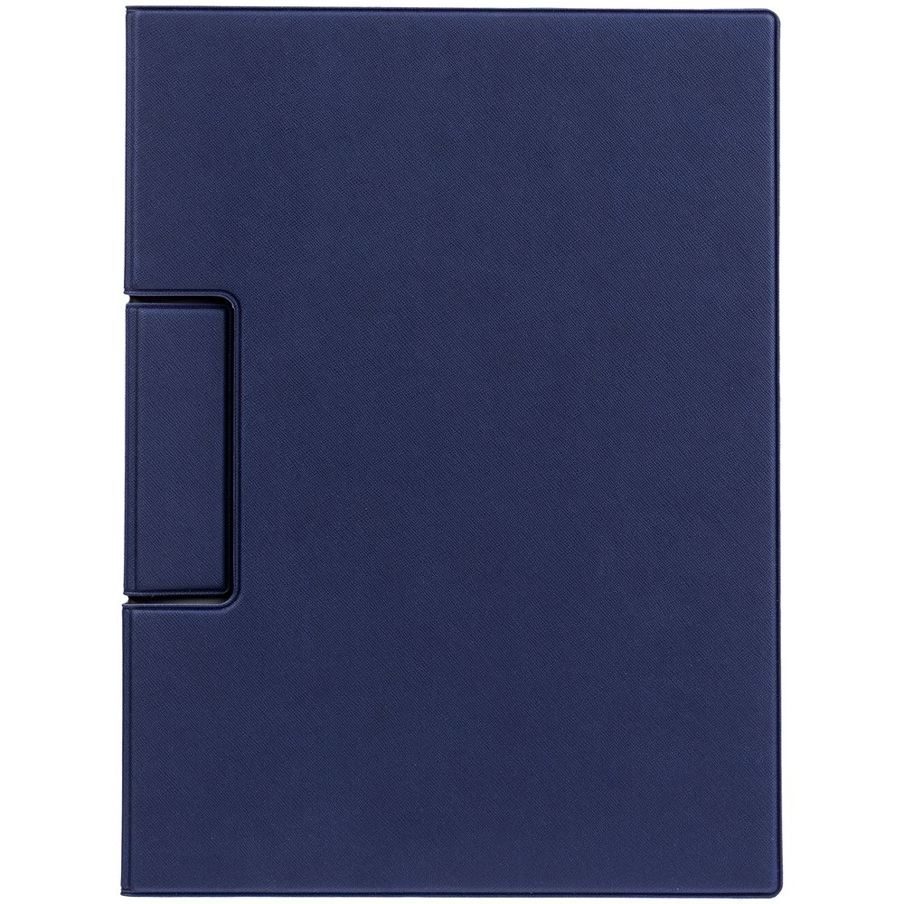 Папка-планшет Devon, синяя, синий, кожзам