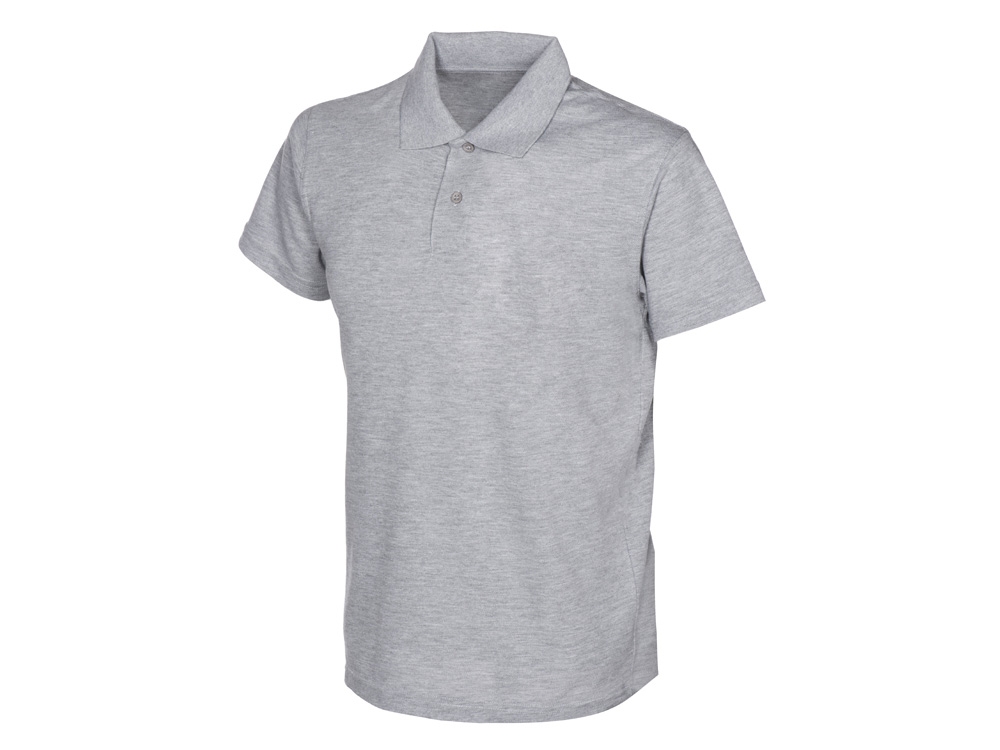 Рубашка поло "First 2.0" мужская, серый, хлопок