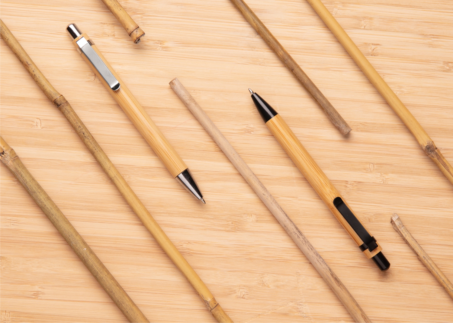 Ручка Bamboo из бамбука, дерево, металл