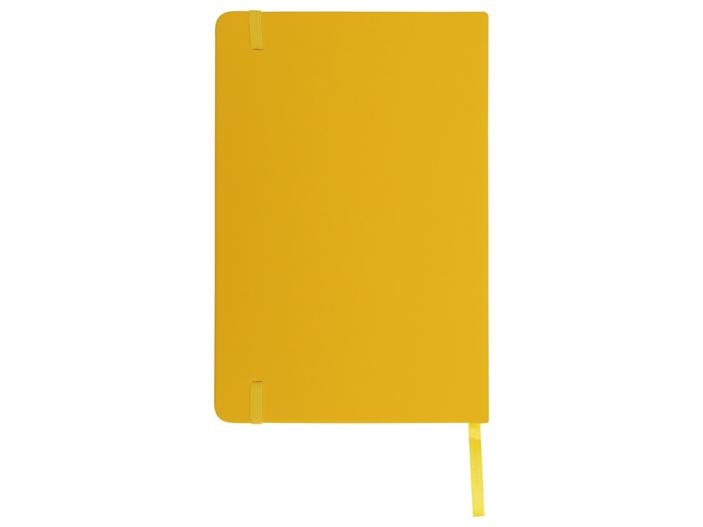 Блокнот А5 «Spectrum» с линованными страницами, желтый, картон