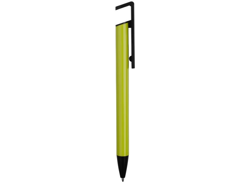 Ручка-подставка шариковая «Кипер Металл», черный, зеленый, пластик, металл
