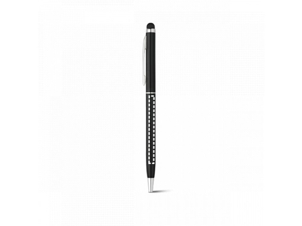Алюминиевая шариковая ручка «ZOE», черный, алюминий