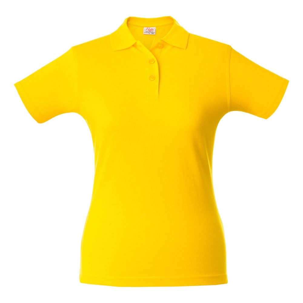 Рубашка поло женская Surf Lady, желтая, желтый, хлопок