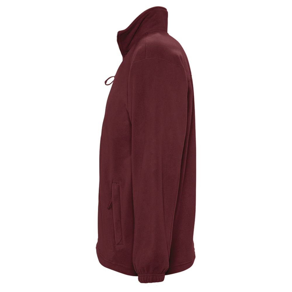 Куртка мужская North 300, бордовая, бордовый, полиэстер 100%, плотность 300 г/м²; флис