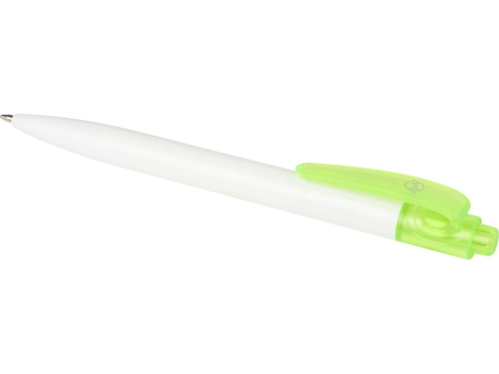 Ручка пластиковая шариковая «Thalaasa», зеленый, белый, пластик