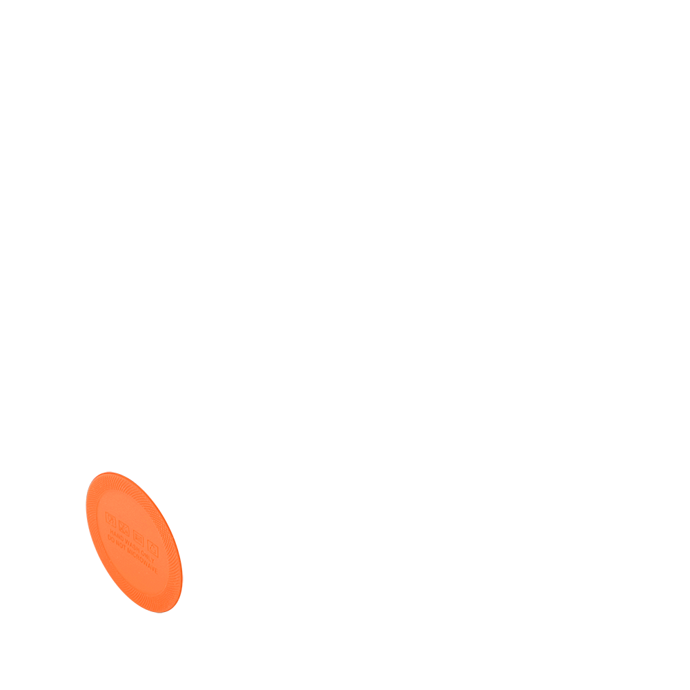 Накладка силиконовая для термокружки Surprise, оранжевый, оранжевый