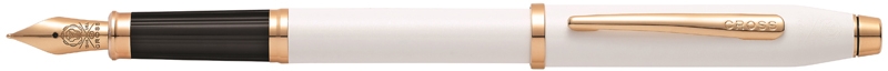 Перьевая ручка Cross Century II Pearlescent White Lacquer, белый, латунь, нержавеющая сталь