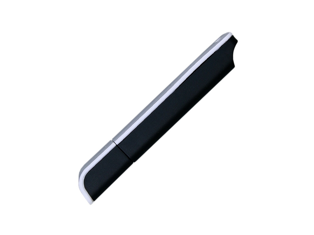 USB 2.0- флешка на 64 Гб с оригинальным двухцветным корпусом, черный, белый, пластик