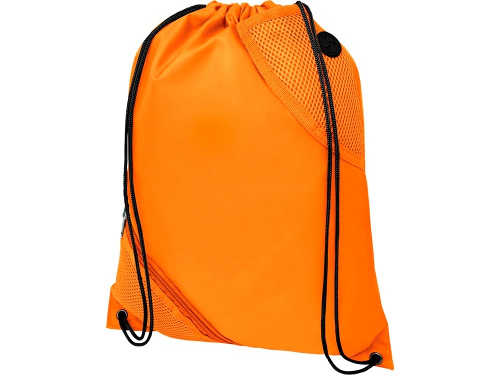 Рюкзак «Oriole» с двойным кармашком, оранжевый, полиэстер