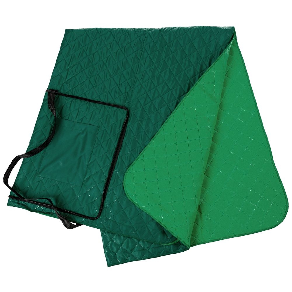 Плед для пикника Soft & Dry, зеленый, зеленый, флис