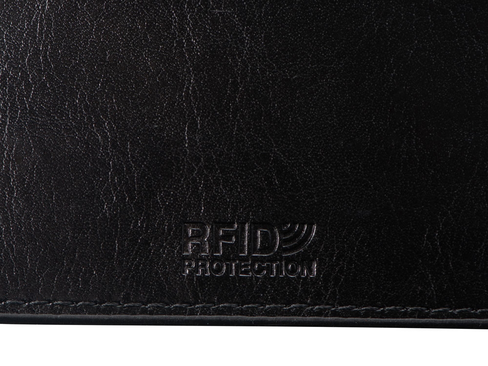 Картхолдер для 6 карт с RFID-защитой «Fabrizio», черный, кожзам
