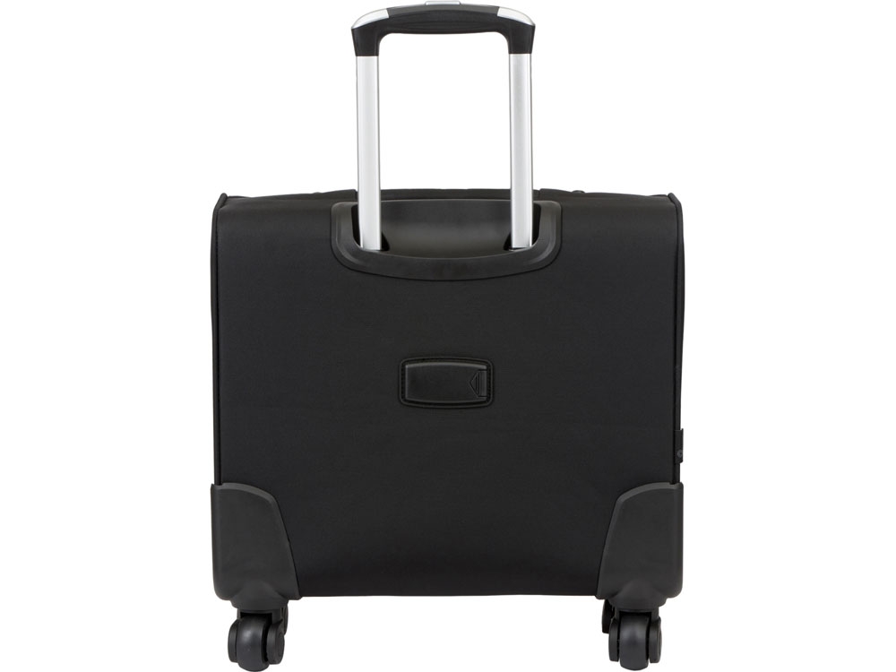 Бизнес-чемодан «Toff» на колесах для ноутбука 15.6'', черный, пластик, микроволокно