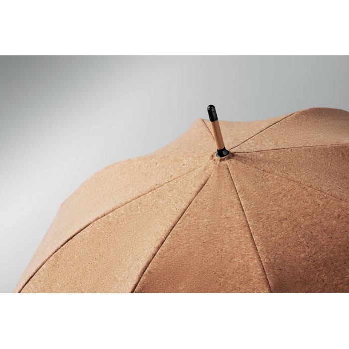 Зонт пробковый, бежевый, cork