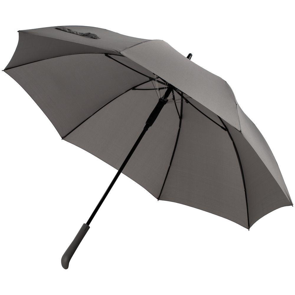 Зонт-трость Domelike, серый, серый
