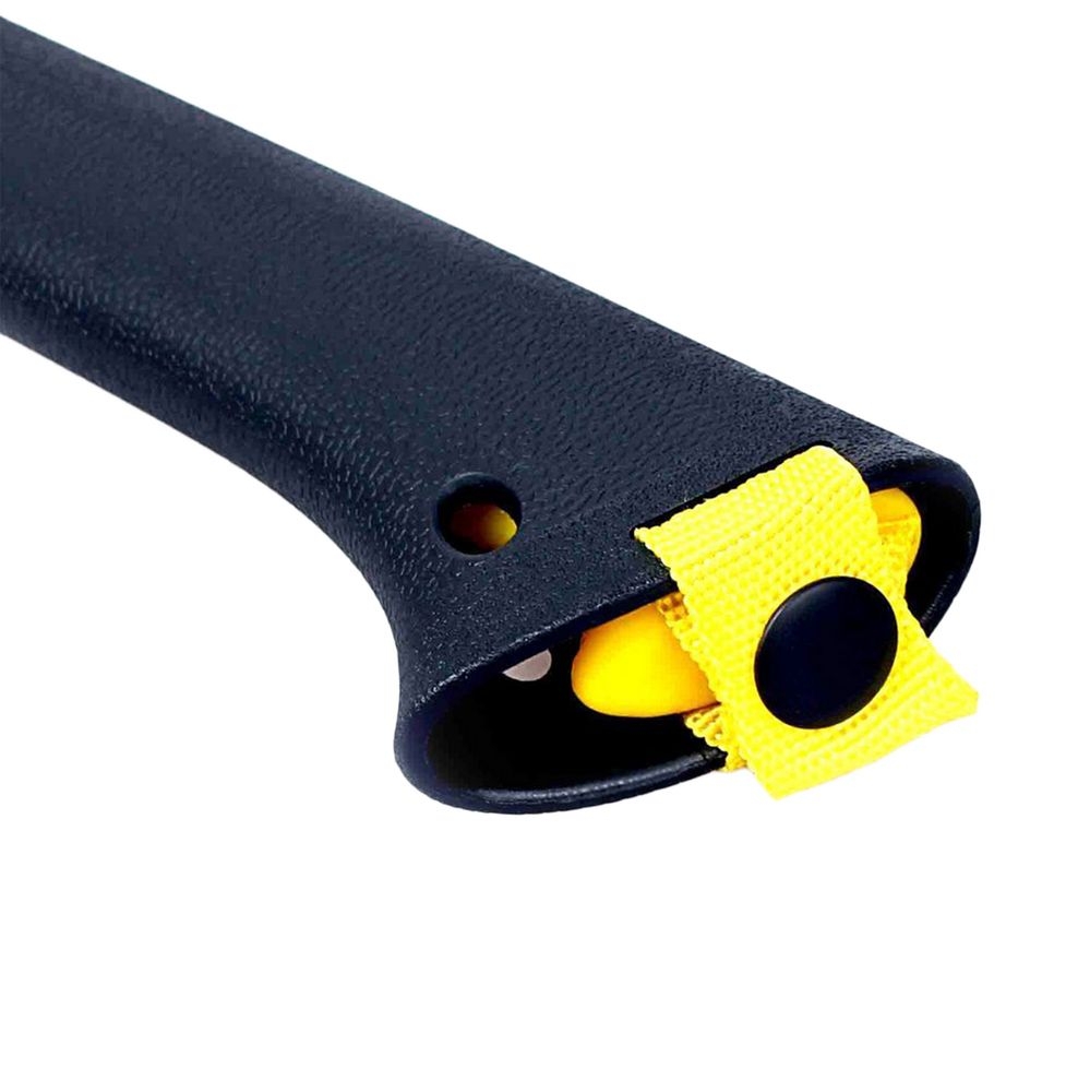 Топор Firebird FSA01, черный с желтым, черный, желтый, сталь, 3cr13; рукоятка топора - нейлон, стеклонаполненный; чехол, рукоятки - пластик