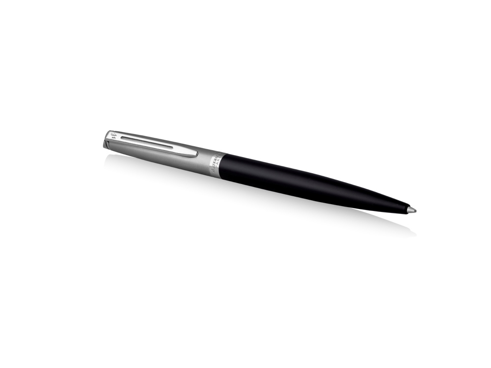 Ручка шариковая Hemisphere Entry Point, черный, серебристый, металл