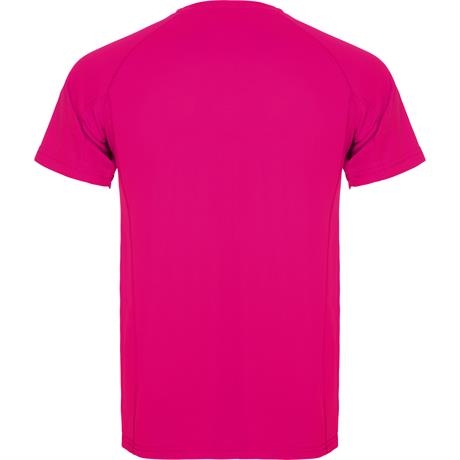 Спортивная футболка MONTECARLO мужская, ТЕМНО-РОЗОВЫЙ 2XL, темно-розовый
