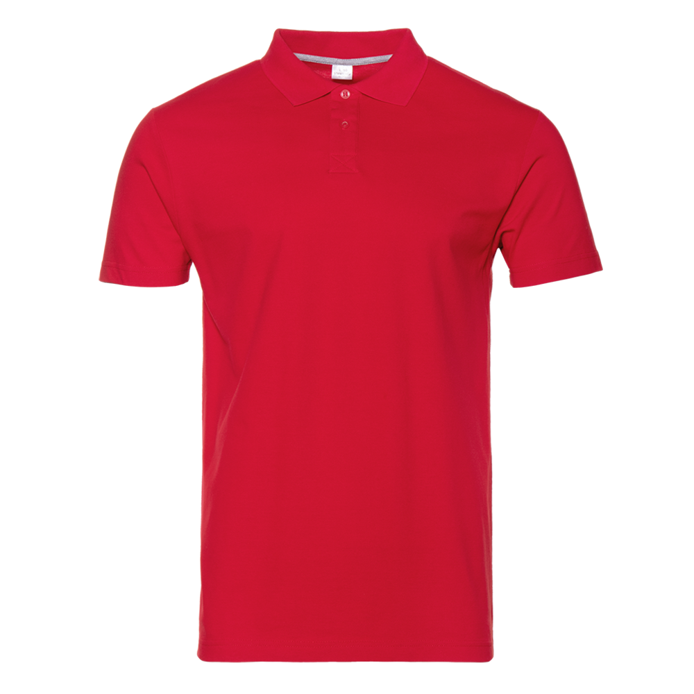 Рубашка поло унисекс STAN хлопок 185, 04U, Красный, красный, 185 гр/м2, хлопок