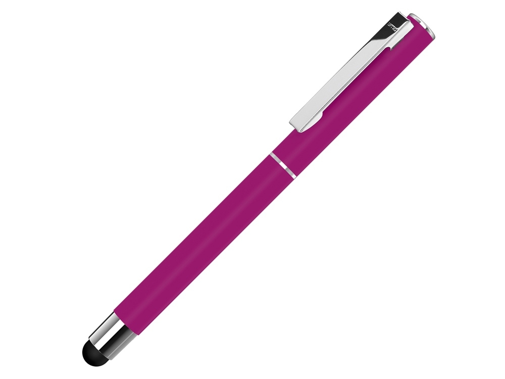 Ручка металлическая стилус-роллер «STRAIGHT SI R TOUCH», розовый, металл