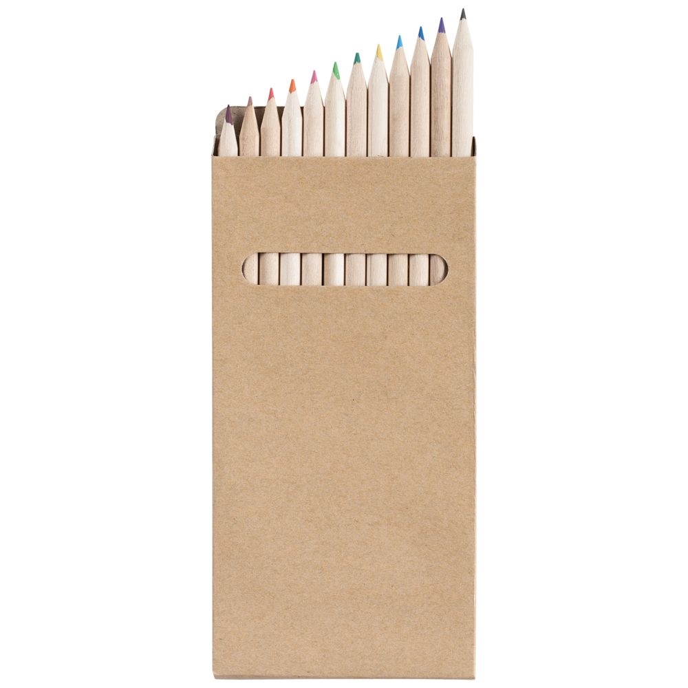 Набор цветных карандашей Pencilvania Maxi, дерево; коробка - картон