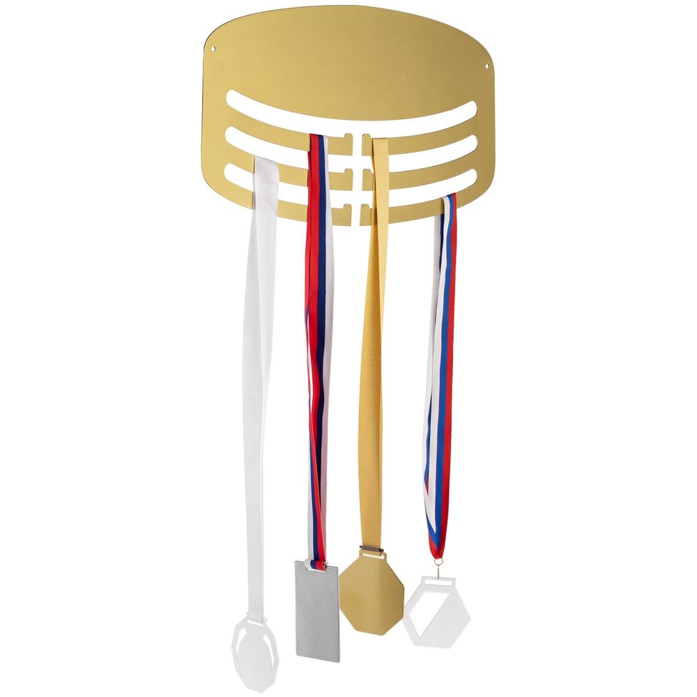 Медальница Steel Hanger, золотистая, желтый, металл