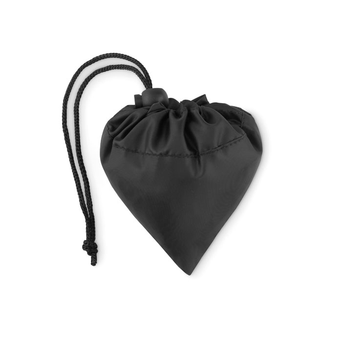 Складная сумка для покупок, черный, pet-пластик