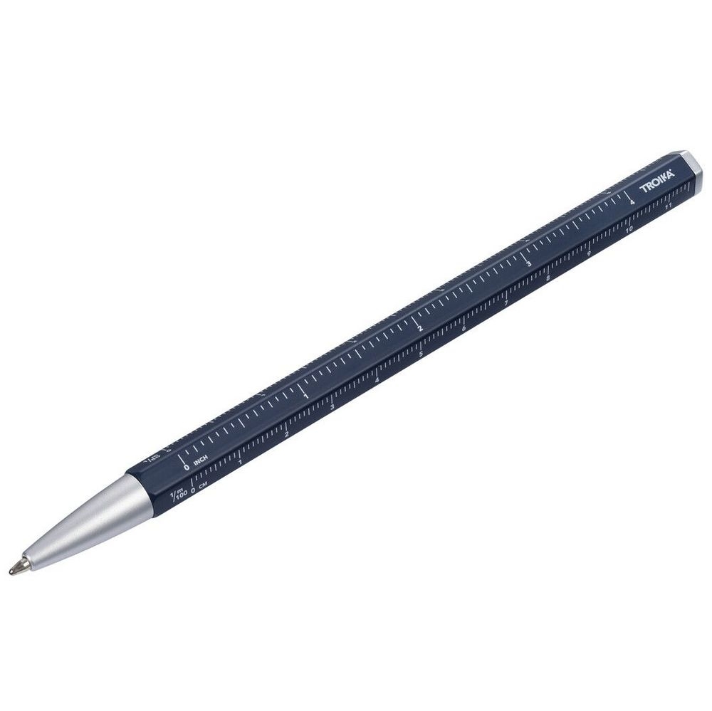 Ручка шариковая Construction Basic, темно-синяя, синий