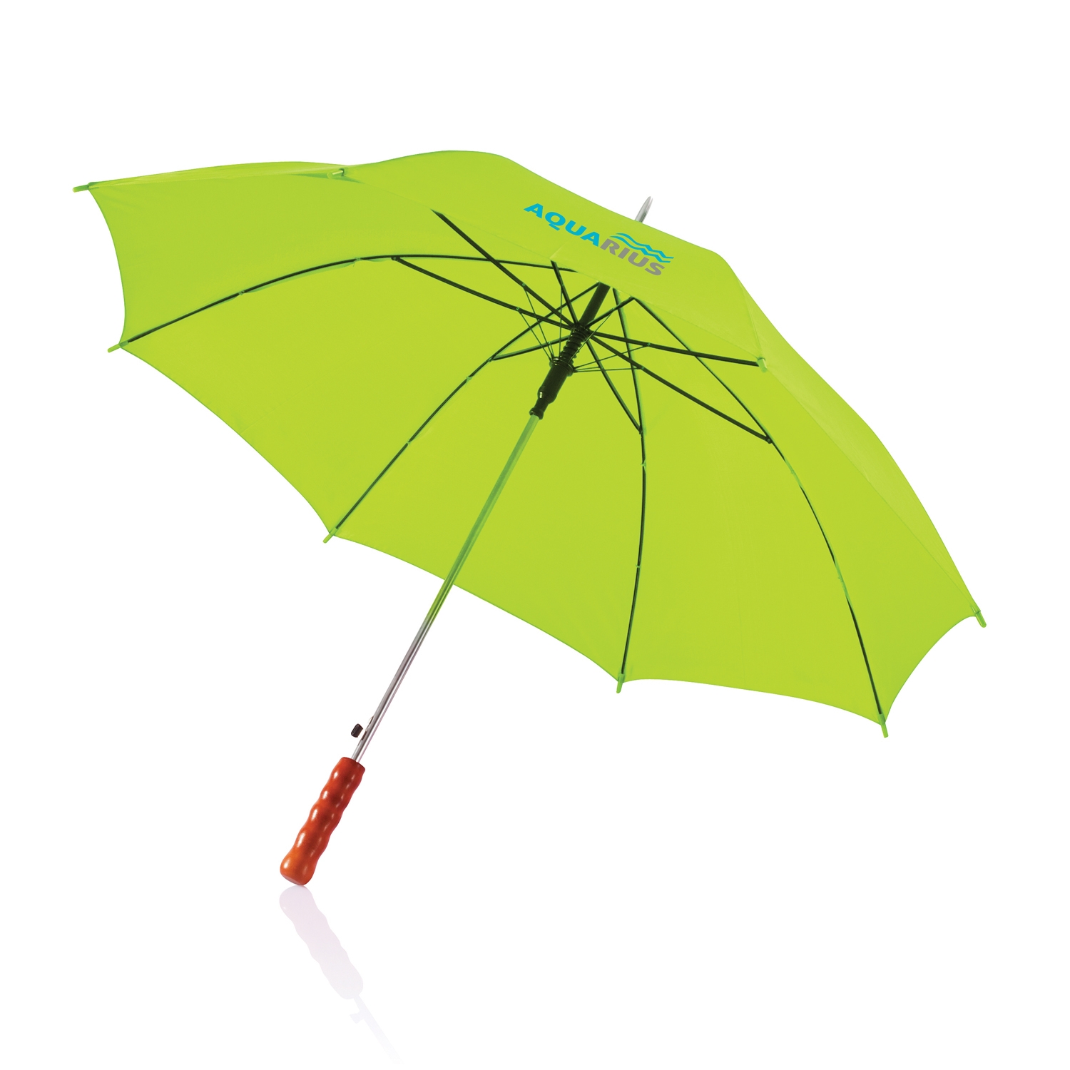 Зонт-трость Deluxe d103 см, зеленый, полиэстер