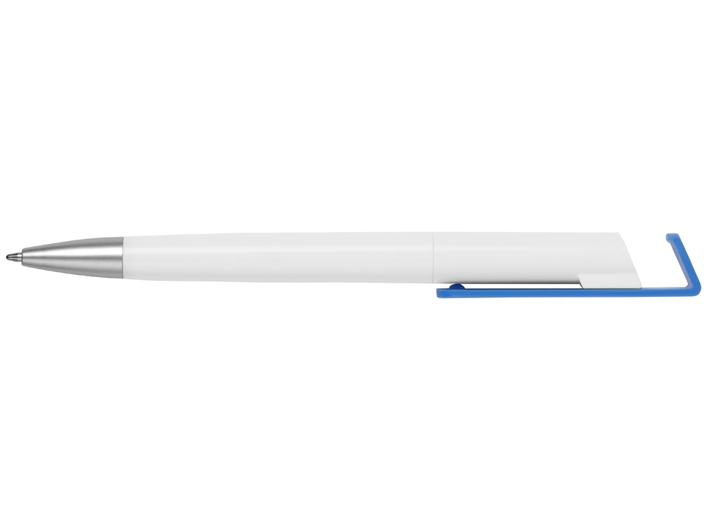 Ручка-подставка «Кипер», белый, голубой, пластик