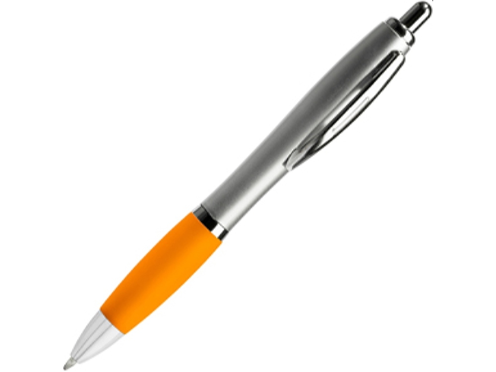 Ручка пластиковая шариковая CONWI, оранжевый, пластик