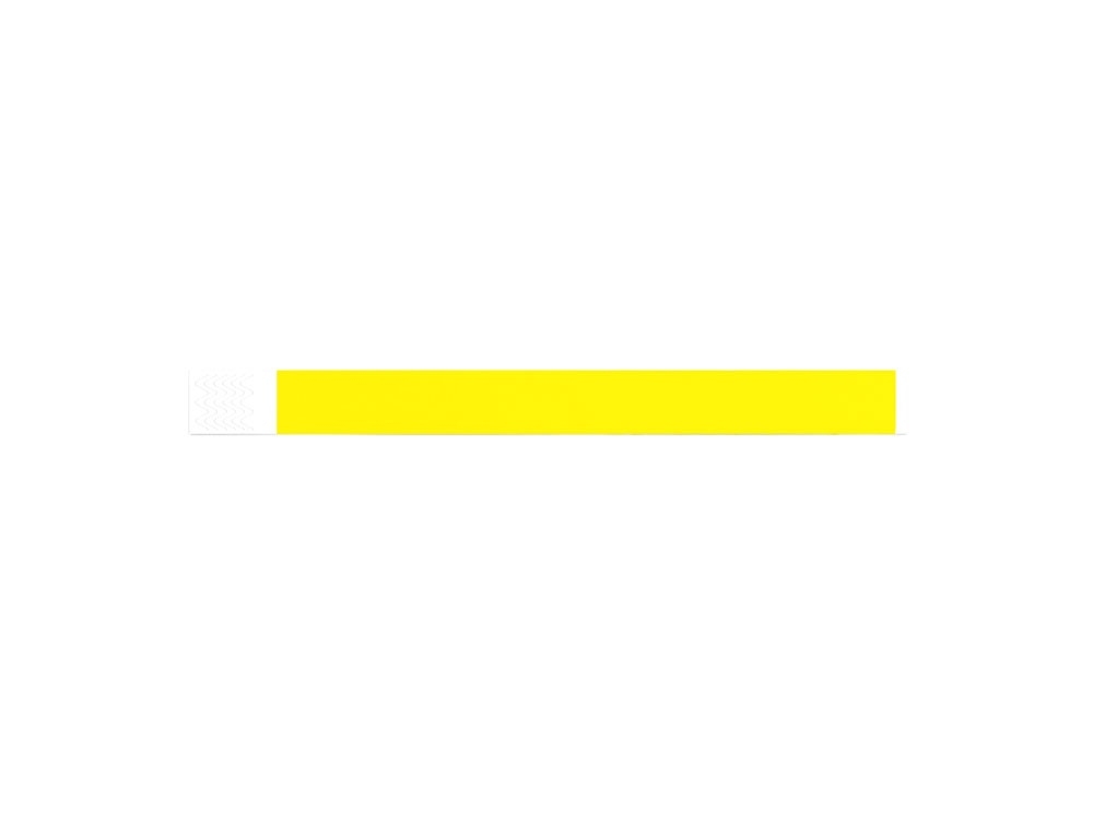 Браслет для мероприятий PARTY с индивидуальной нумерацией, желтый