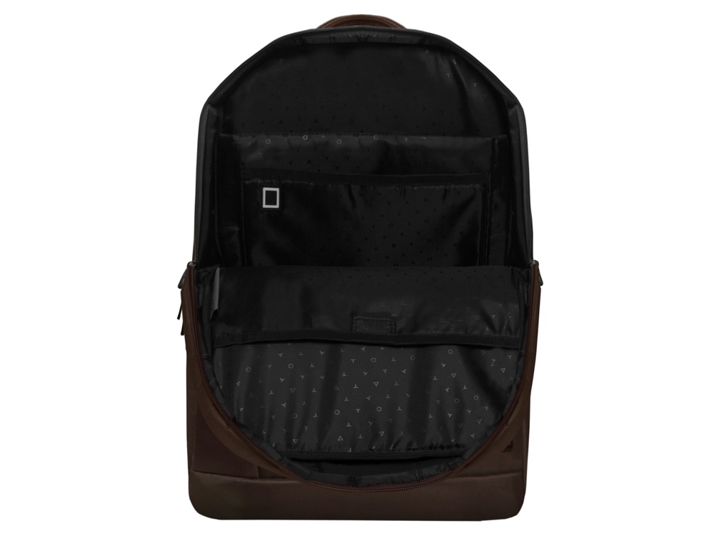 Рюкзак «VECTOR» с отделением для ноутбука 15,6", коричневый, полиэстер