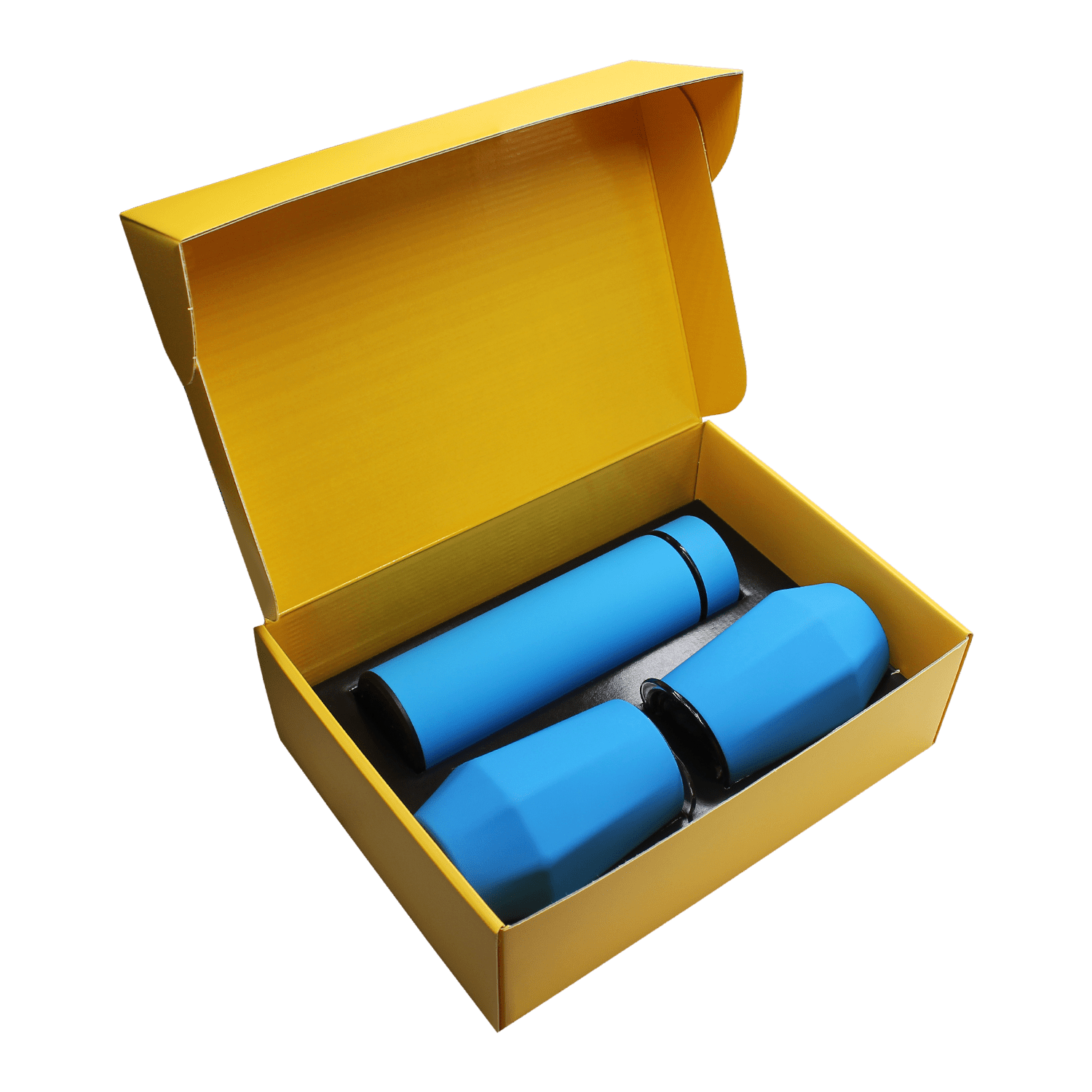 Набор Hot Box E2 (софт-тач) B (голубой), голубой, soft touch