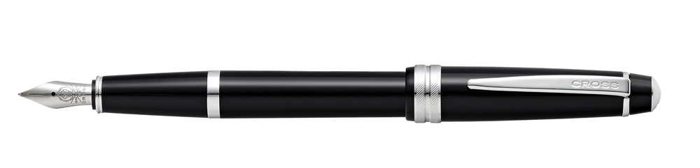 Перьевая ручка Cross Bailey Light Black, перо среднее M, черный, пластик, нержавеющая сталь