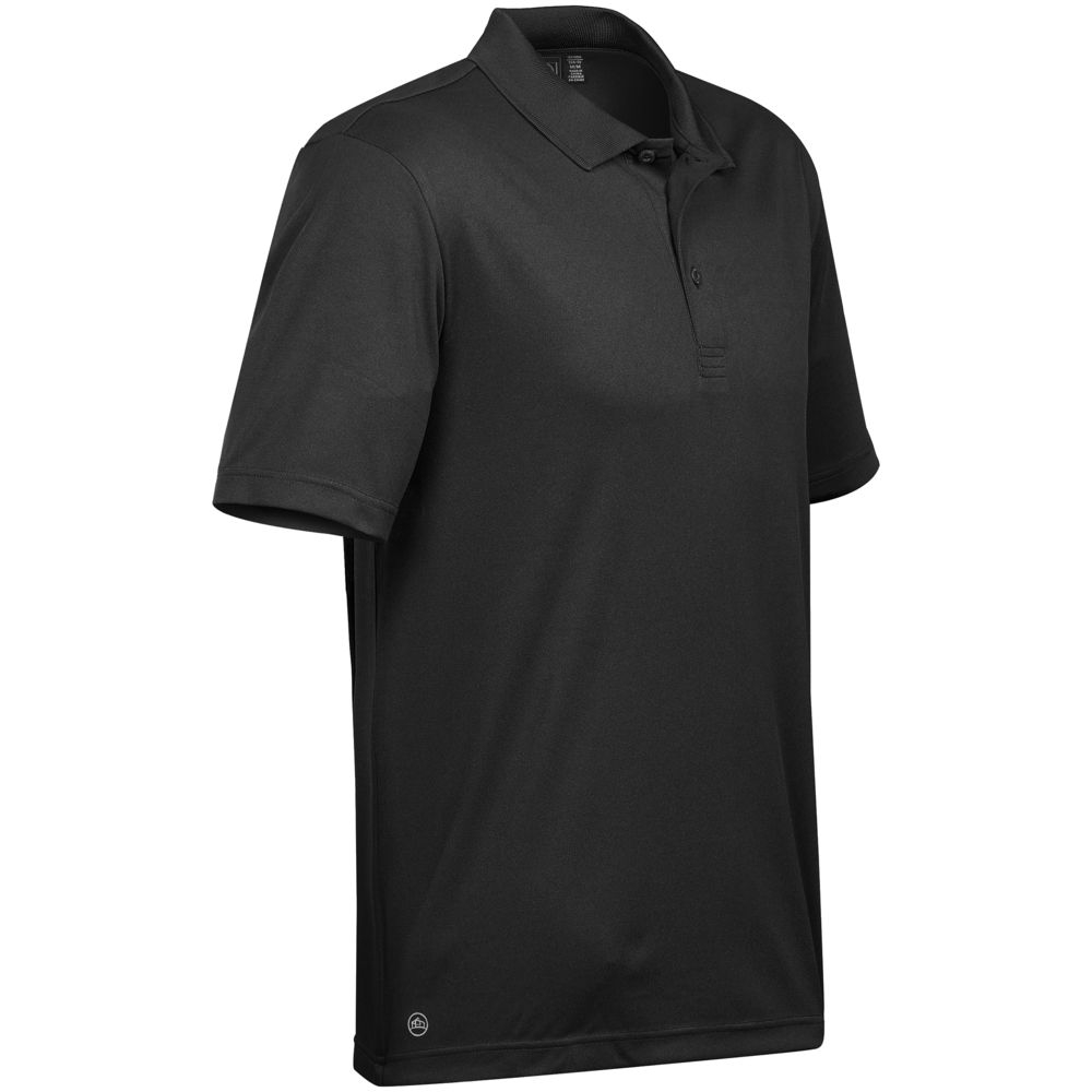 Рубашка поло мужская Eclipse H2X-Dry, черная, черный, хлопок