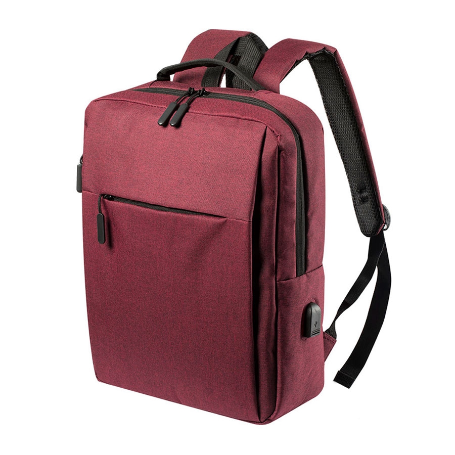 Рюкзак "Prikan", красный, 40x31x13 см, 100% полиэстер 600D, красный, 100% полиэстер 600d