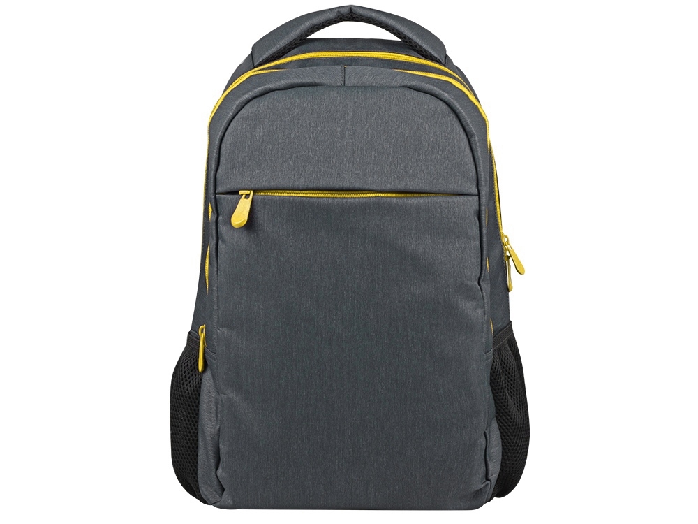 Рюкзак «Metropolitan», серый, желтый, полиэстер