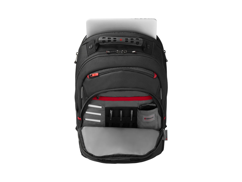 Рюкзак «Legacy» с отделением для ноутбука 16", черный, серый, полиэстер