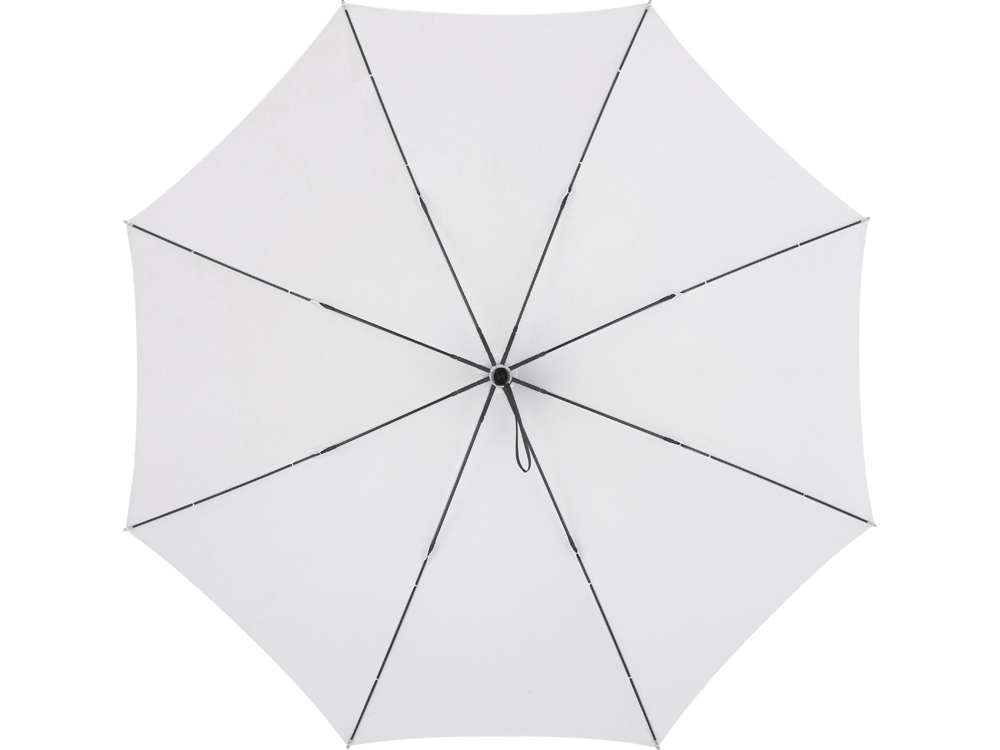 Зонт-трость «Alugolf», белый, серебристый, полиэстер