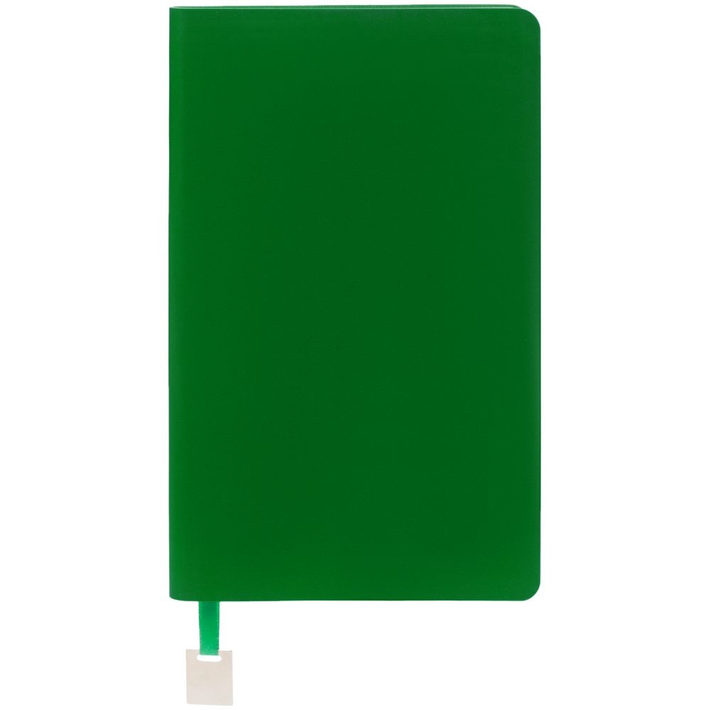 Ежедневник Shall Light, недатированный, зеленый, зеленый, искусственная кожа; покрытие софт-тач; металл