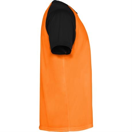 Спортивная футболка INDIANAPOLIS мужская, ФЛУОРЕСЦЕНТНЫЙ ОРАНЖЕВЫЙ/ЧЕРНЫЙ 3XL, флуоресцентный оранжевый/черный