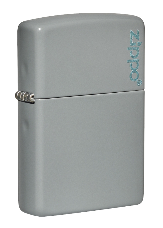 Зажигалка ZIPPO Classic с покрытием Flat Grey, латунь/сталь, серая, глянцевая, 38x13x57 мм, серый
