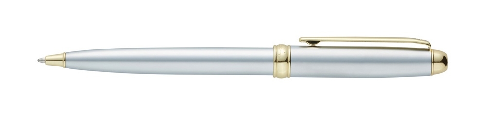 Ручка шариковая «Eco», желтый, серебристый, металл