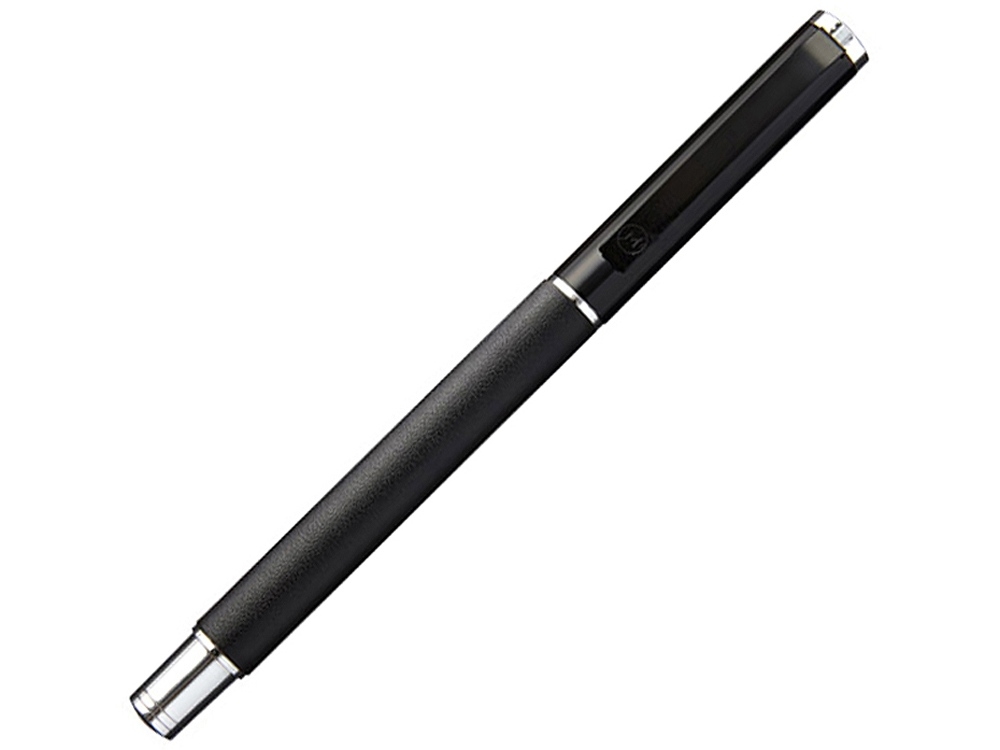 Ручка металлическая роллер «Pedova», черный, серебристый, кожзам