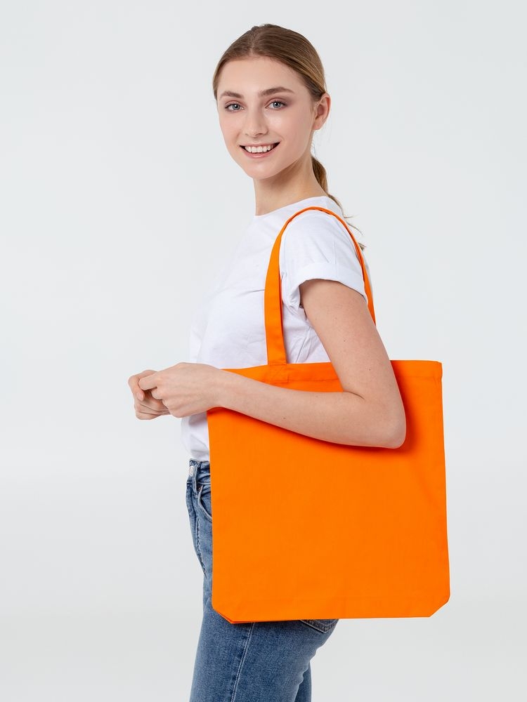 Холщовая сумка Avoska, оранжевая, оранжевый, хлопок